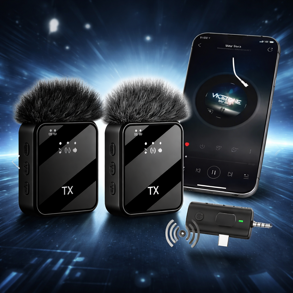 🎤📱 Micrófono Inalámbrico de Solapa – Audio profesional sin cables