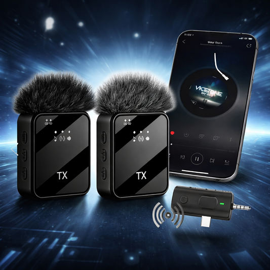 🎤📱 Micrófono Inalámbrico de Solapa – Audio profesional sin cables
