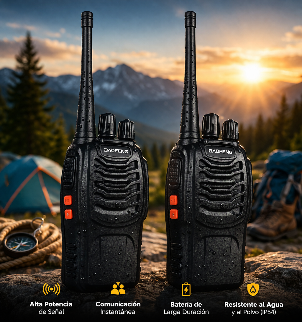 📡🔊 Radio Walkie Talkie – Comunicación clara y sin límites