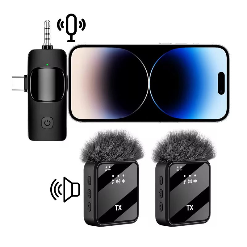 🎤📱 Micrófono Inalámbrico de Solapa – Audio profesional sin cables
